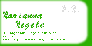 marianna negele business card